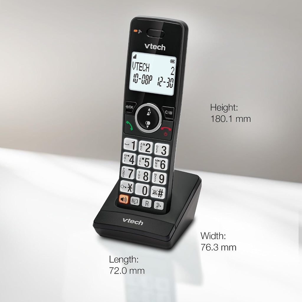 VTech EA5053 DECT Cordless Phone with Answering Machine,Nuisance Call Blocker, Volume Booster, Easy-to-Read Backlit Display, 18 Hours Talk-time, Handsfree Speakerphone, 4-Handset