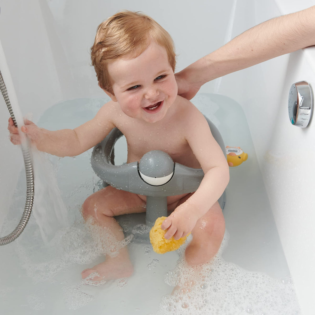 Bebeconfort Swivel Baby Bath Seat, 0–10 kg, Beige