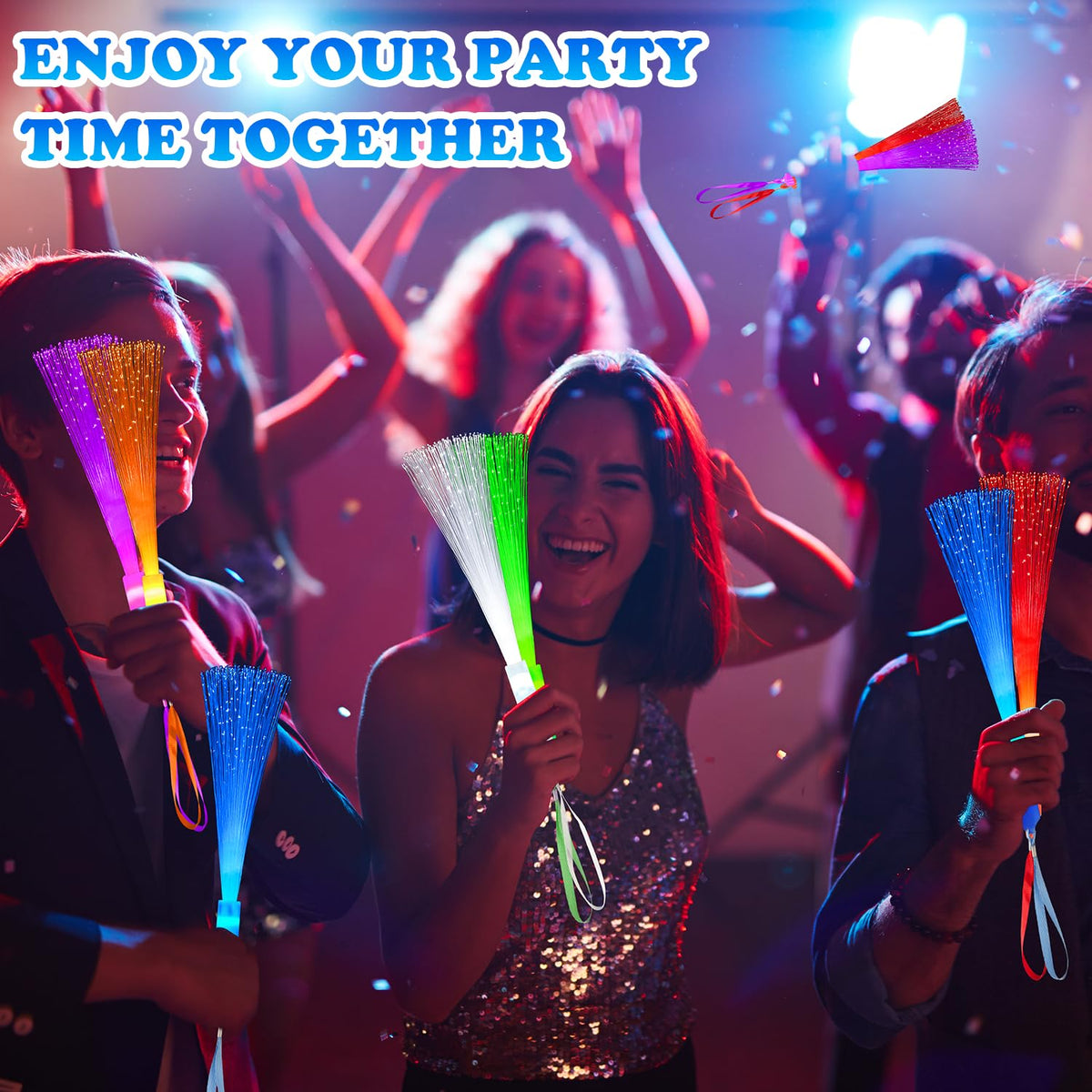 6 Pack Halloween Glow Sticks Toys for Kids, Light Up Party Favors Supplies
