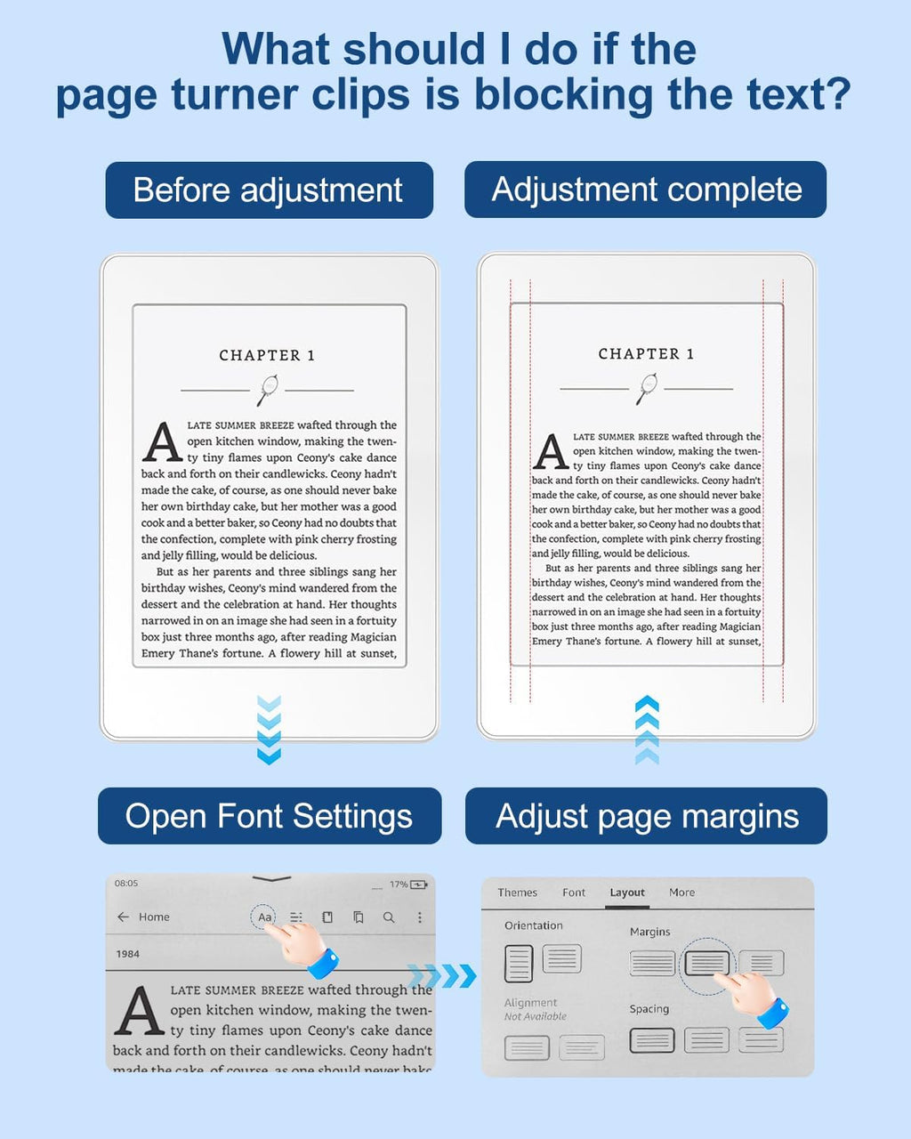 Remote Control Page Turner for Kindle Paperwhite Scribe Oasis Accessories