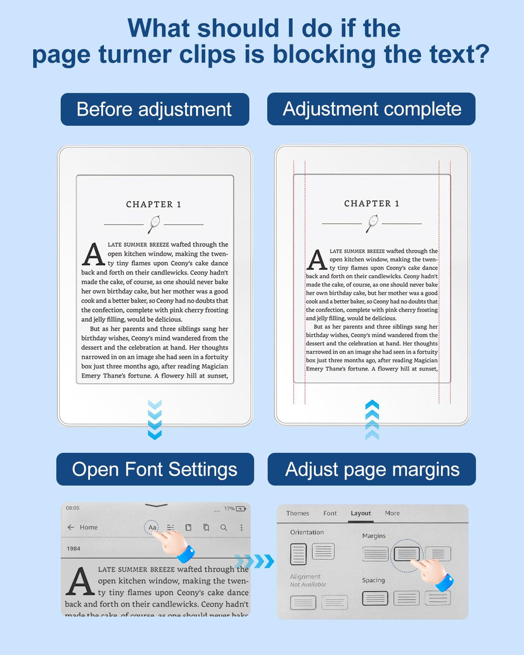 Remote Control Page Turner for Kindle Paperwhite Scribe Oasis Accessories
