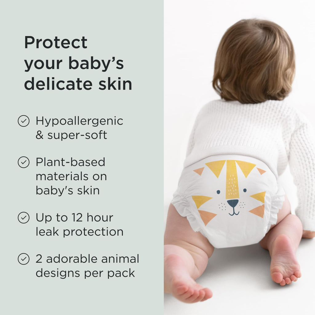 Kit & Kin Premium Baby Nappies Size 2, 4-8 kgs / 9-18 lbs, Pack of 152