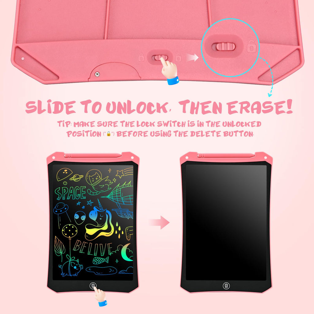 EooCoo Kids LCD Writing Tablet, Stocking Stuffers for Toddler, Travel Toys