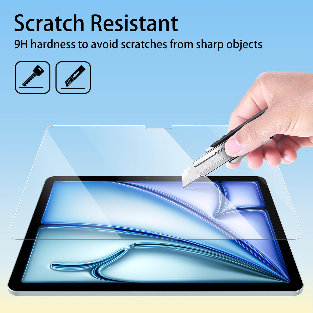 4youquality 2-Pack for iPad Pro 11" & iPad Air 5/4 10.9" Screen Protector