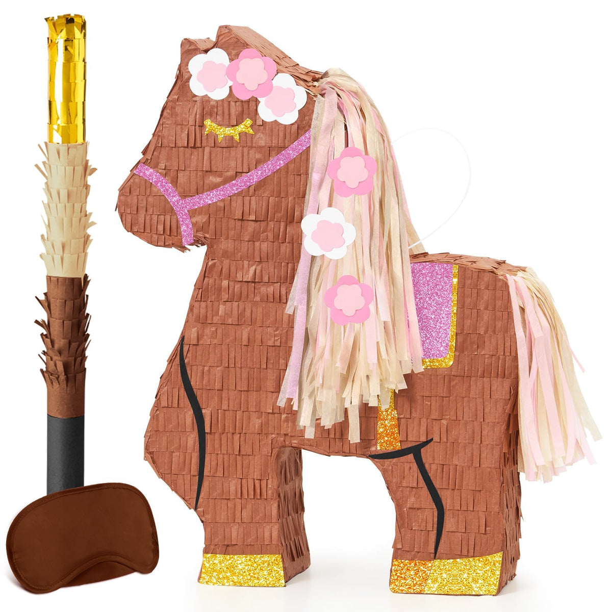 WERNNSAI Easter Bunny Piñata - Easter Rabbit Piñata, Spring Party Decor
