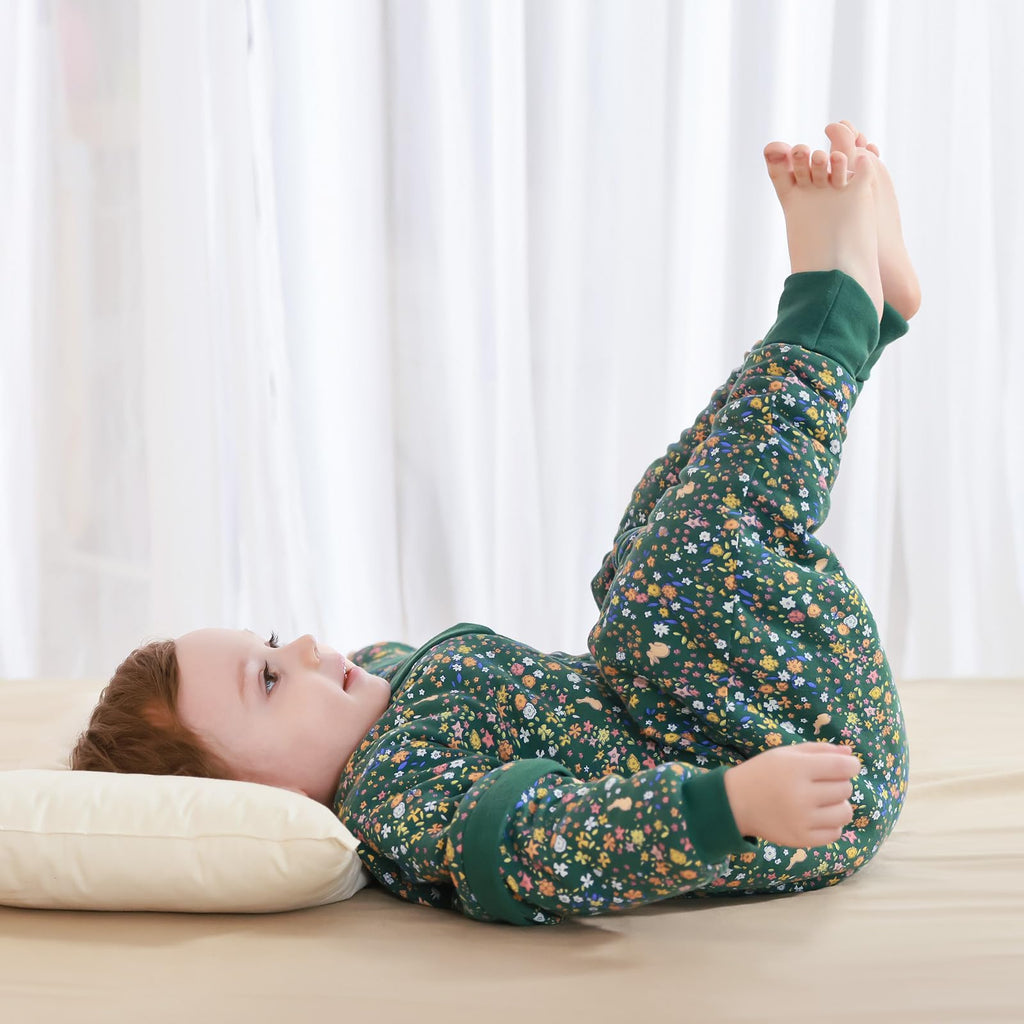 Mosebears Baby Sleeping Bag, 2.5 TOG Baby Sleep Sack with Legs,Winter Sleeping Bag with Removable Sleeves