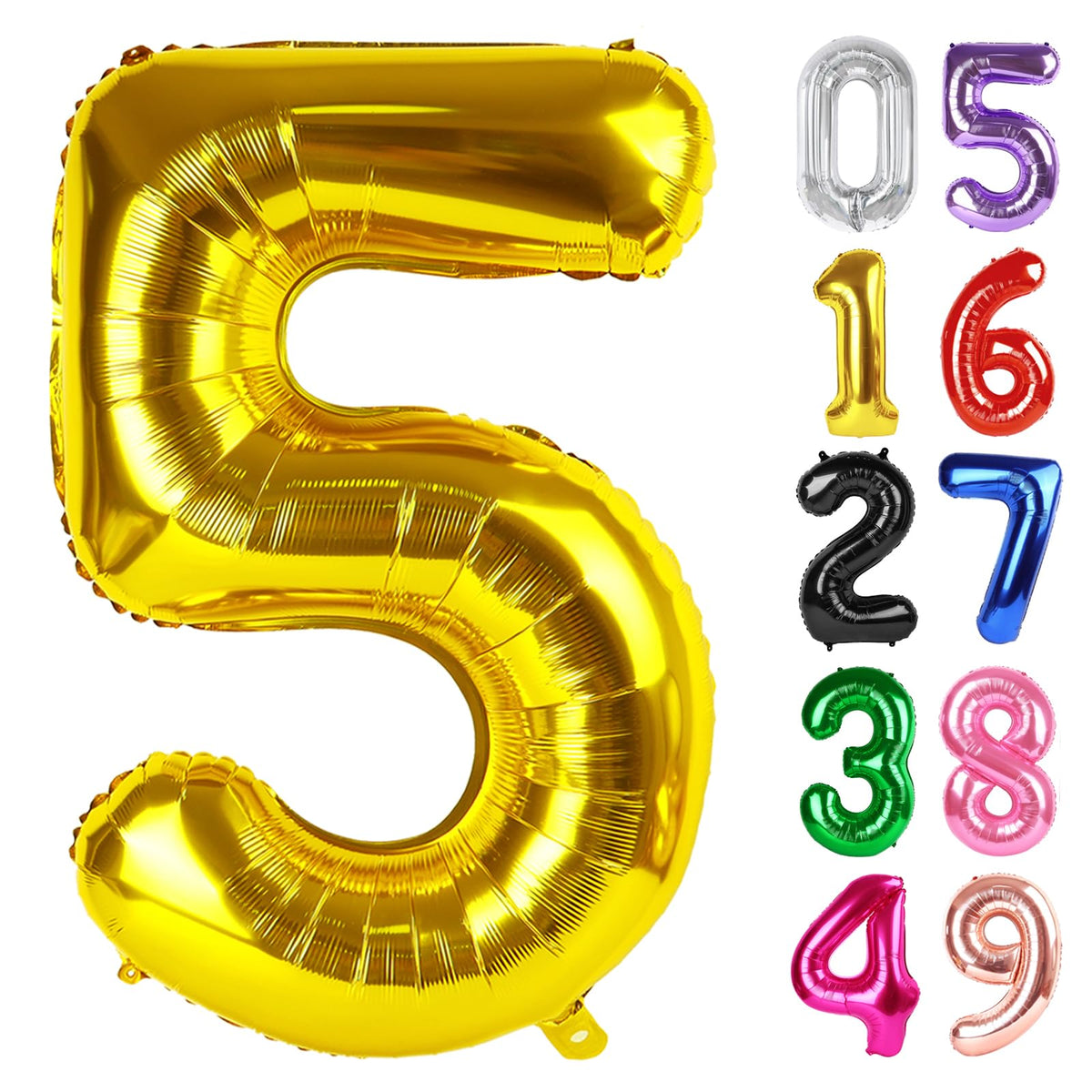 Laser Silver 6 Balloon - Number Balloon 40 Inch, 6th Hot Pink Decorations