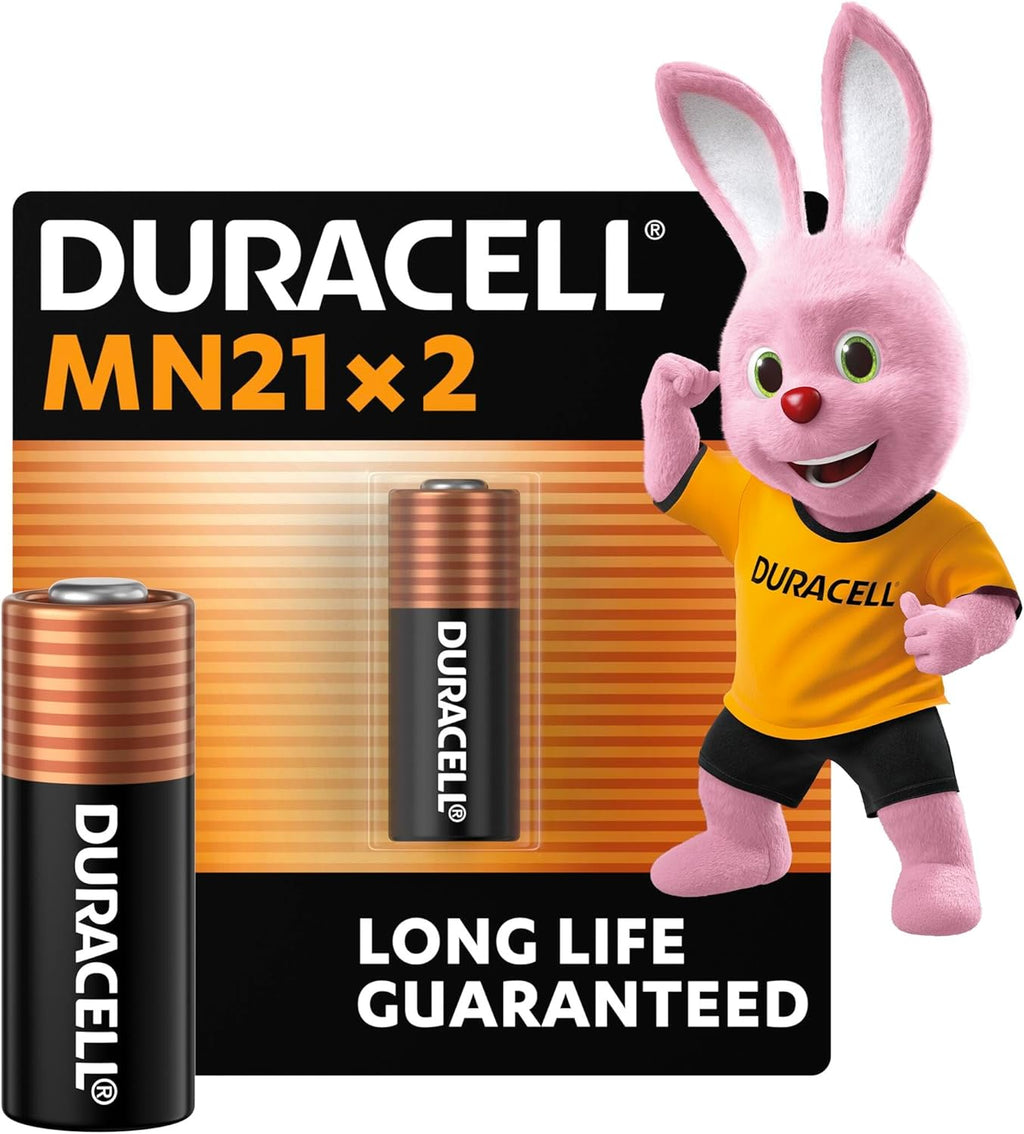 DURACELL MN21 Specialty Alkaline Battery (2 Pack) 12V, A23/8LR932