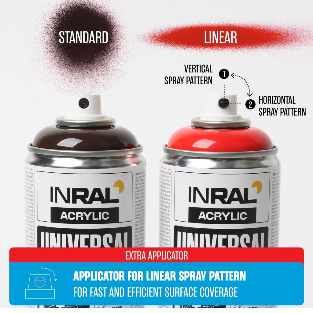 Acrylic Spray Paint Jet Black Matt RAL9005 [400ml] – Universal Spray for Metal, Plastic, Wood & Stone – High-Coverage, UV & Rain Resistant – Indoor & Outdoor Use