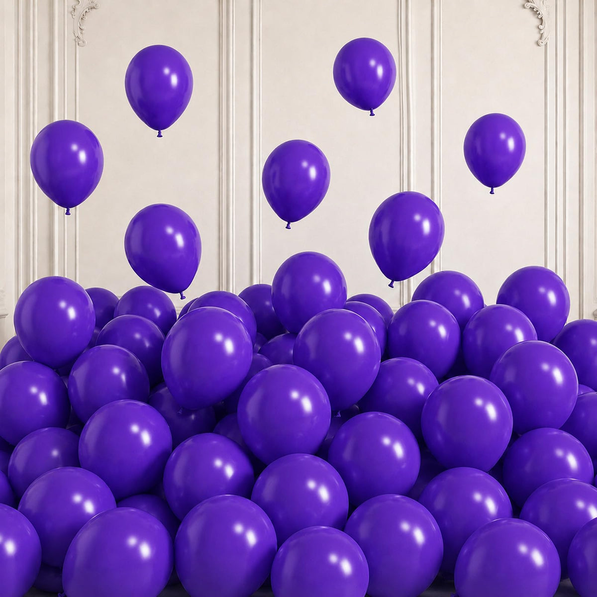 Togvu Black Balloons, 50Pack 5 Inch Small Mini Black Latex Party Balloons