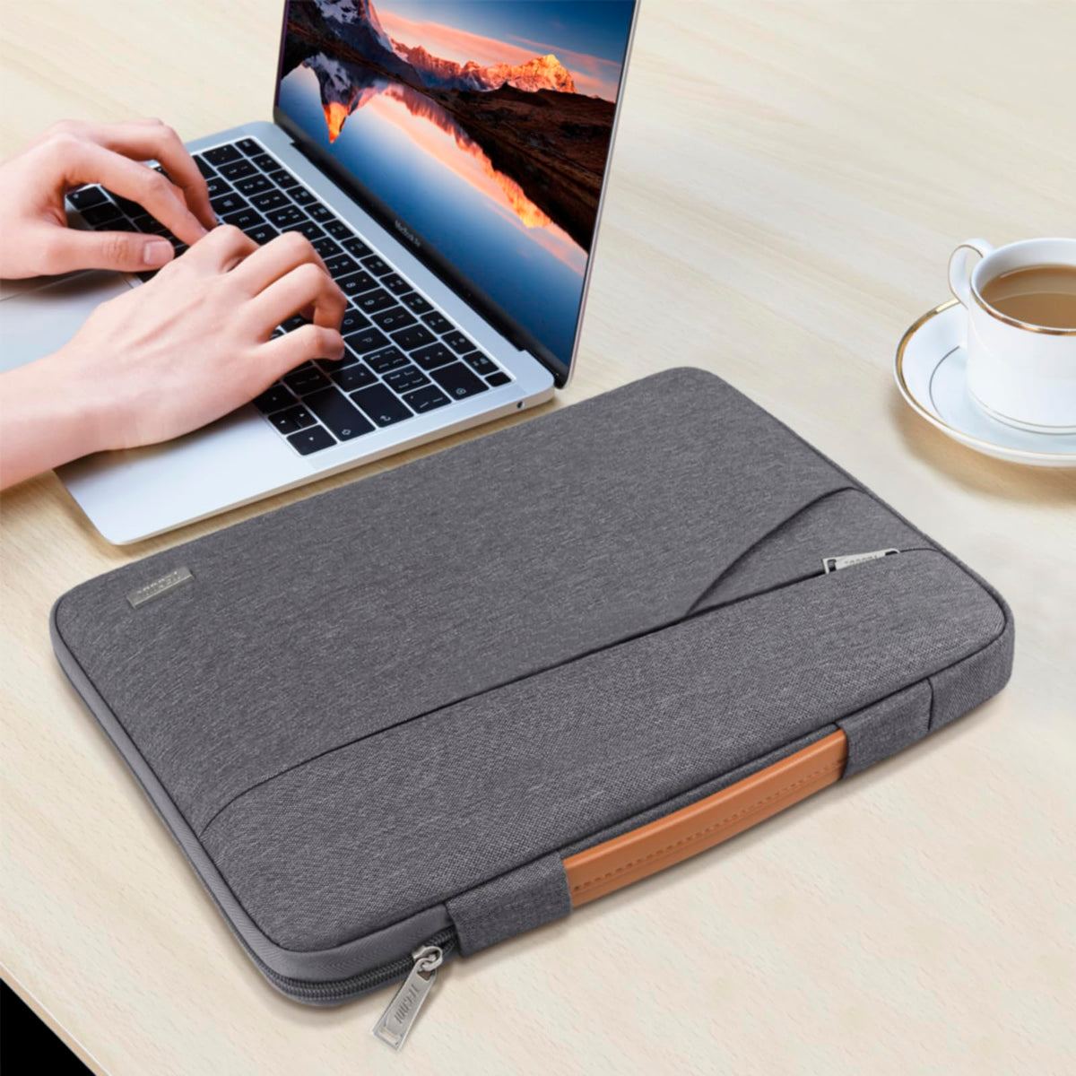 TECOOL 14 Inch Laptop Sleeve Protective Case Waterproof Computer Case