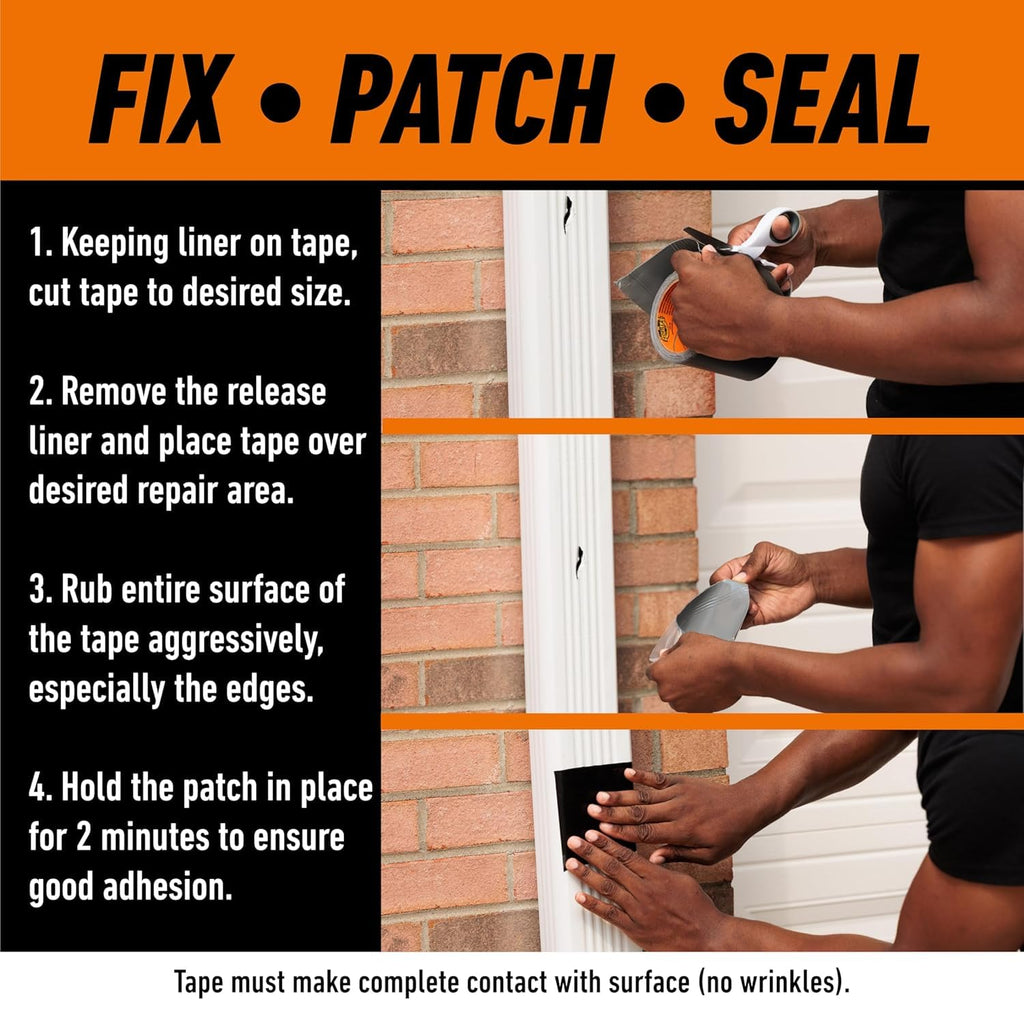 Gorilla Waterproof Patch & Seal Tape White 3m