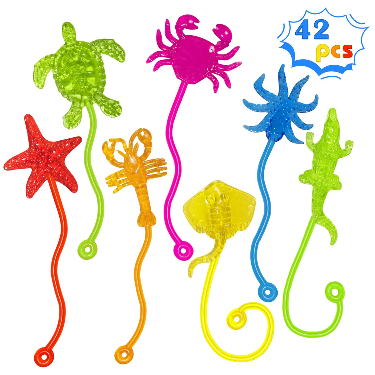 Valentines Sticky Hands Bulk 48 PCS Heart Valentines Party Favors for Kids
