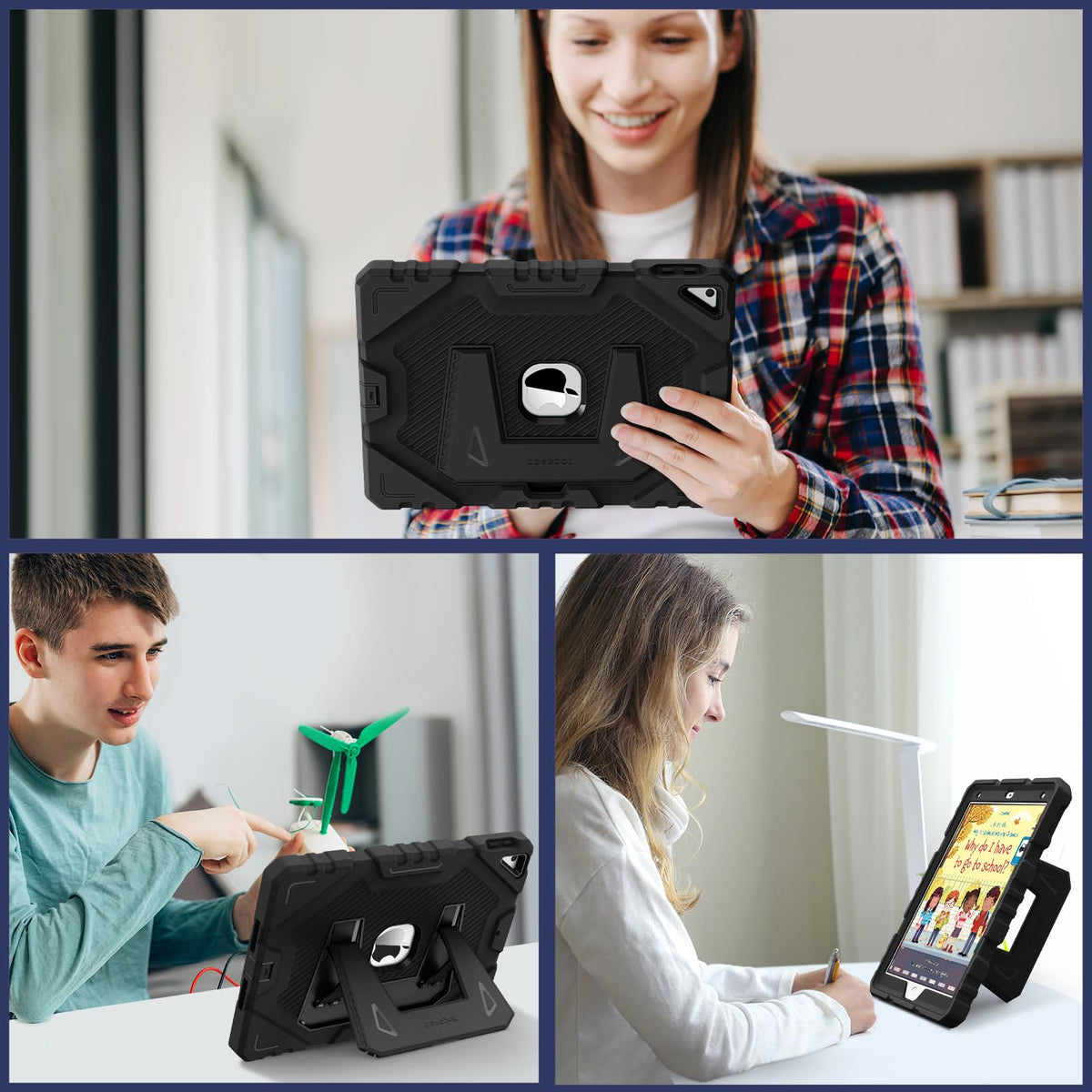 FINTIE Kid-Friendly Case for iPad 9th / 8th / 7th Generation 10.2 Inch