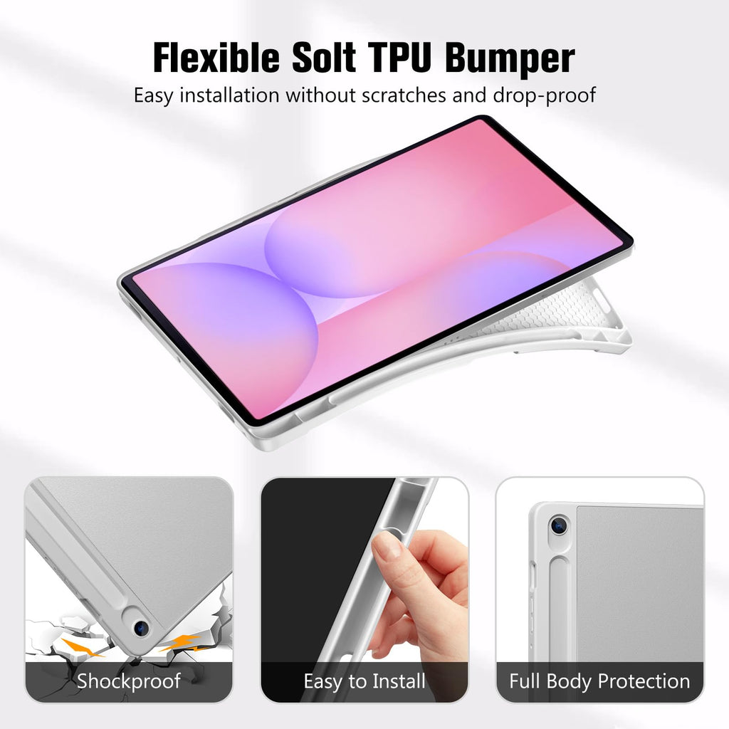 ProCase for Galaxy Tab S10 Lite/S10 FE/S9 FE 10.9" with S Pen Holder -Green