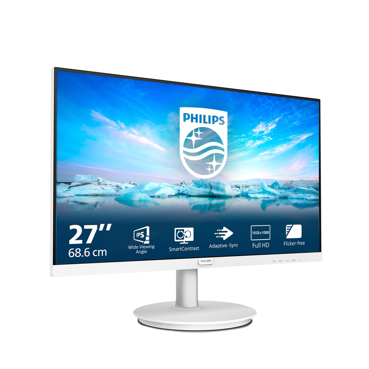 PHILIPS 24E1N1100A 23.8 inch FHD Monitor 120Hz, IPS Panel, 1ms MPRT, Speakers (1920x1080 HDMI 1x 1.4) Black