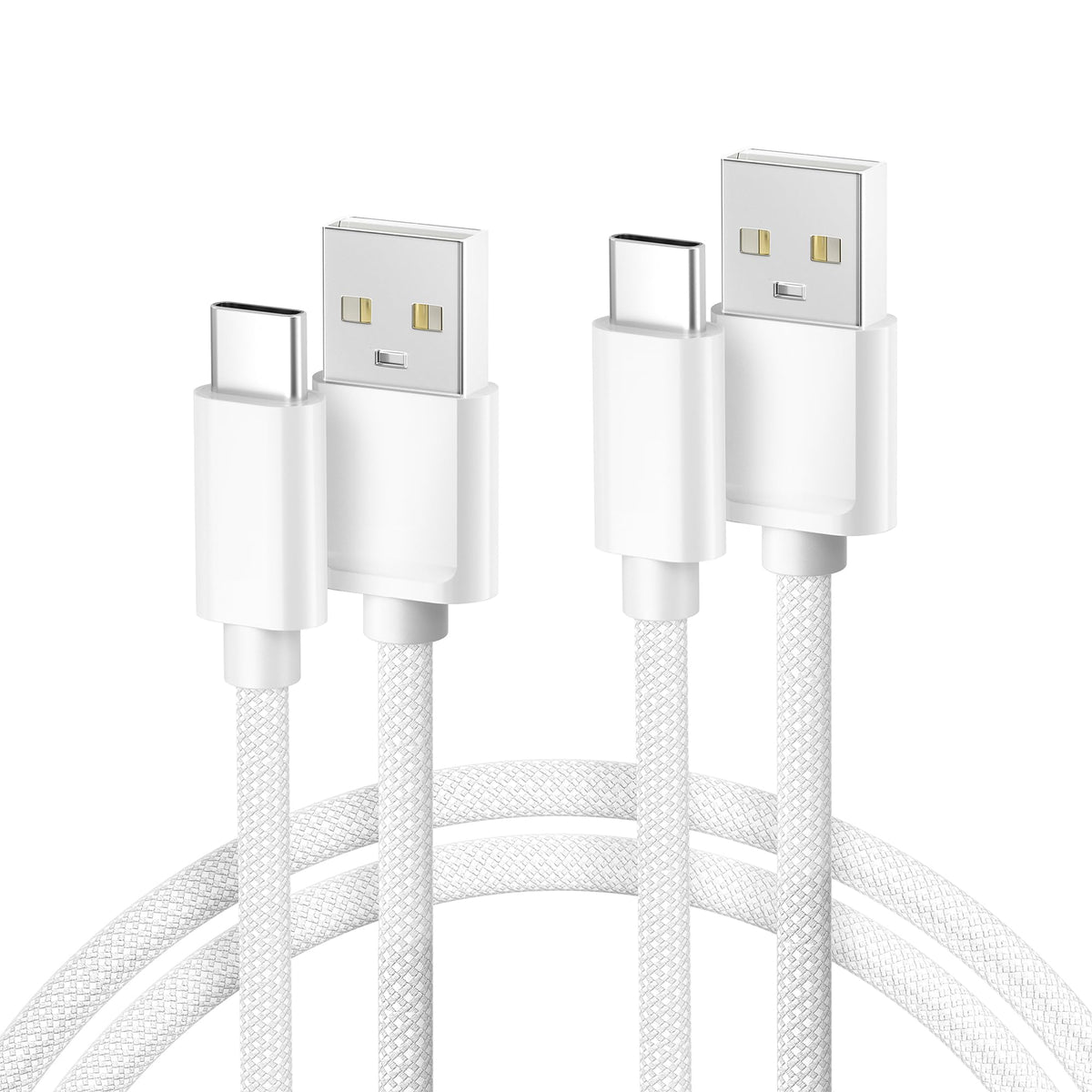 BASESAILOR USB A to USB C Charger Cable 3Pack 0.5/1/2M Black