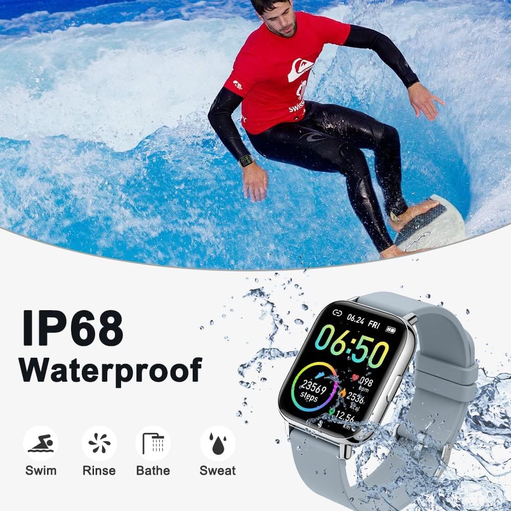 Motast Smart Watch, Fitness Tracker 1.69'' HD for Men Women,
