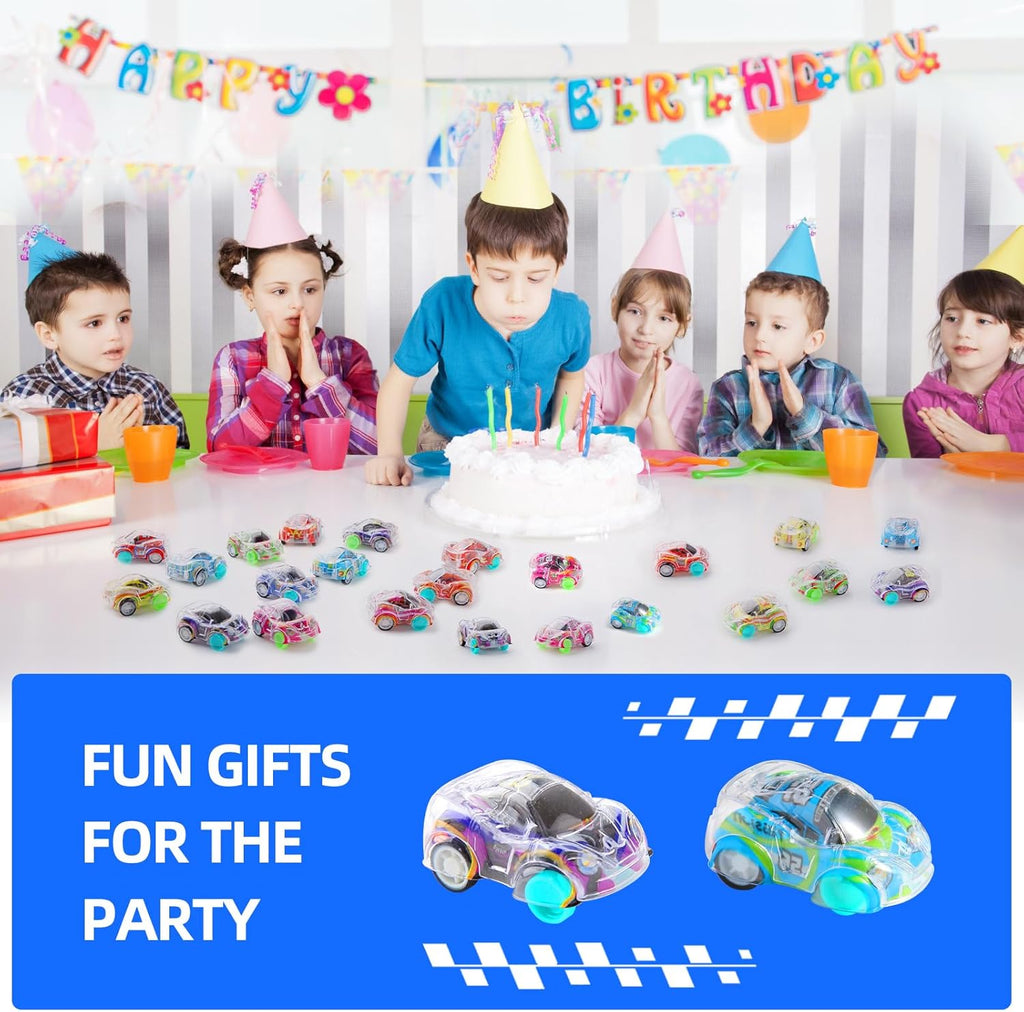 50 Pcs Mini Pull Back Cars Set, Pull Back Racing Vehicles for Kids, Bulk Toys Party Favors Treasure Box, Classroom Prizes, Pinata Fillers,Goodie Bag Stuffers for Boys Girls