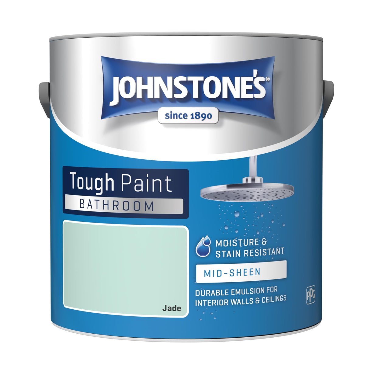 Johnstone's - Bathroom Wall & Ceiling Paint - Pure Brilliant White - 2.5L