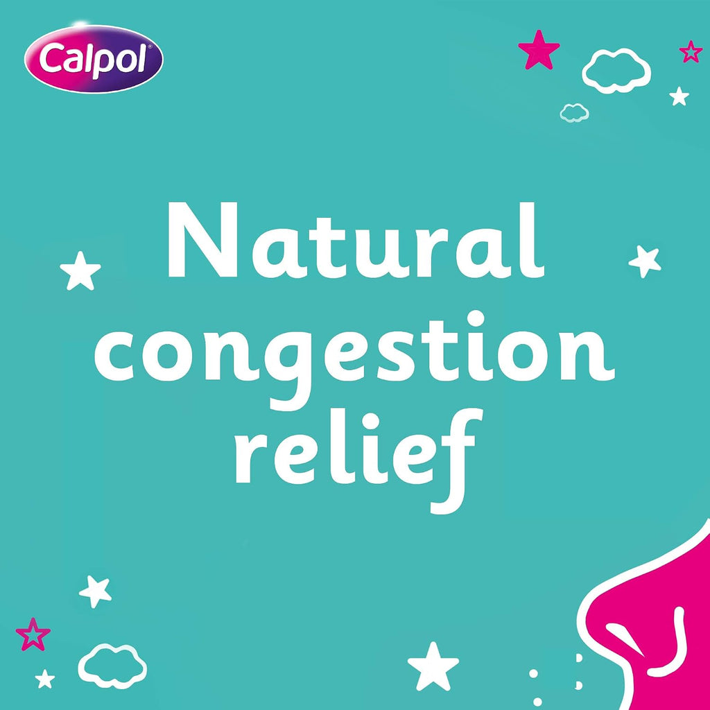 Calpol Saline Nasal Spray (1 x15ml), Calpol Decongestant Nasal Spray For Blocked Nose Relief, Non-Medicated Treatment to Wash Away Mucus, Suitable for All Ages