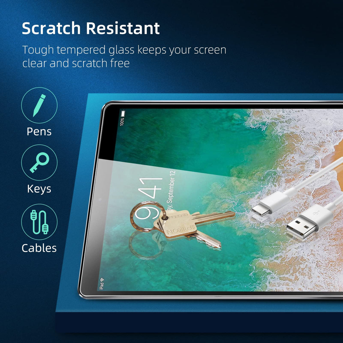 NEW'C for iPad (A16) 2025, iPad (10th Generation) 2022 Screen Protector