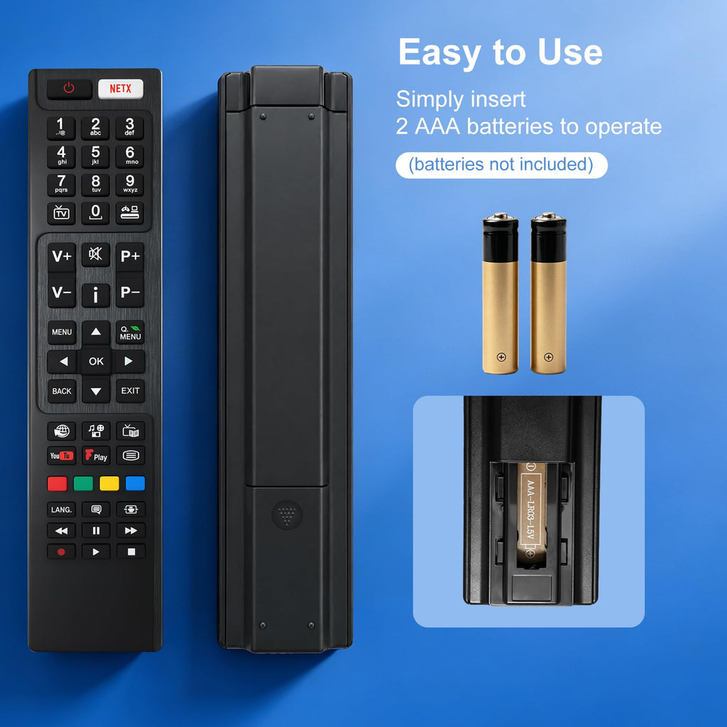 2 Pack Universal Remote for Samsung TV Remote Control with Prime Video, Netflix, Rakute TV Button, Samsung Remote Controls for Smart TV LCD UHD LED Hdtv QLED 3D 4K 8K TVs All