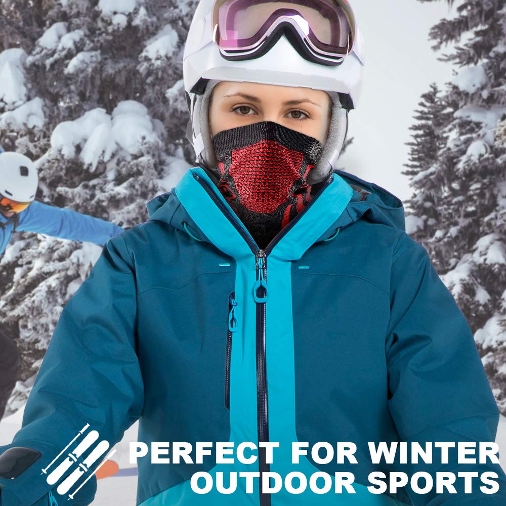 WTACTFUL Winter Neck Warmer Gaiter Windproof Face Mask Balaclava Bandana for Ski Snowboard