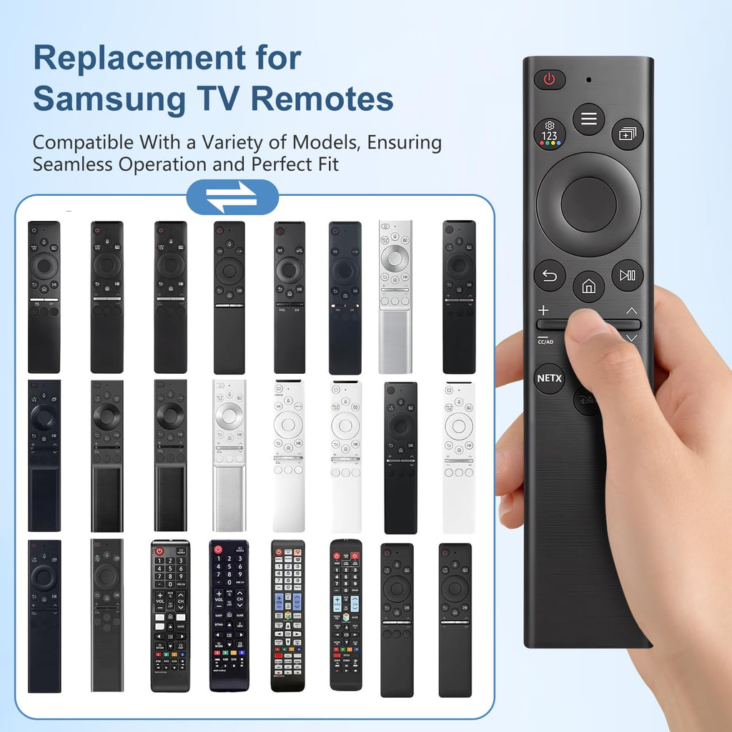 2 Pack Universal Remote for Samsung TV Remote Control with Prime Video, Netflix, Rakute TV Button, Samsung Remote Controls for Smart TV LCD UHD LED Hdtv QLED 3D 4K 8K TVs All