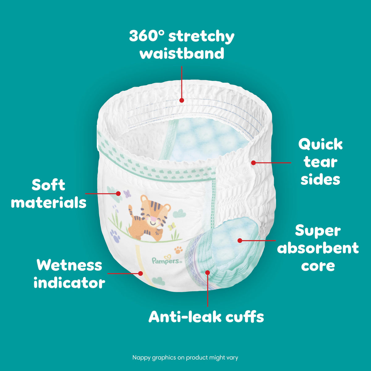 Pampers Baby-Dry Paw Patrol Nappy Pants Size 5