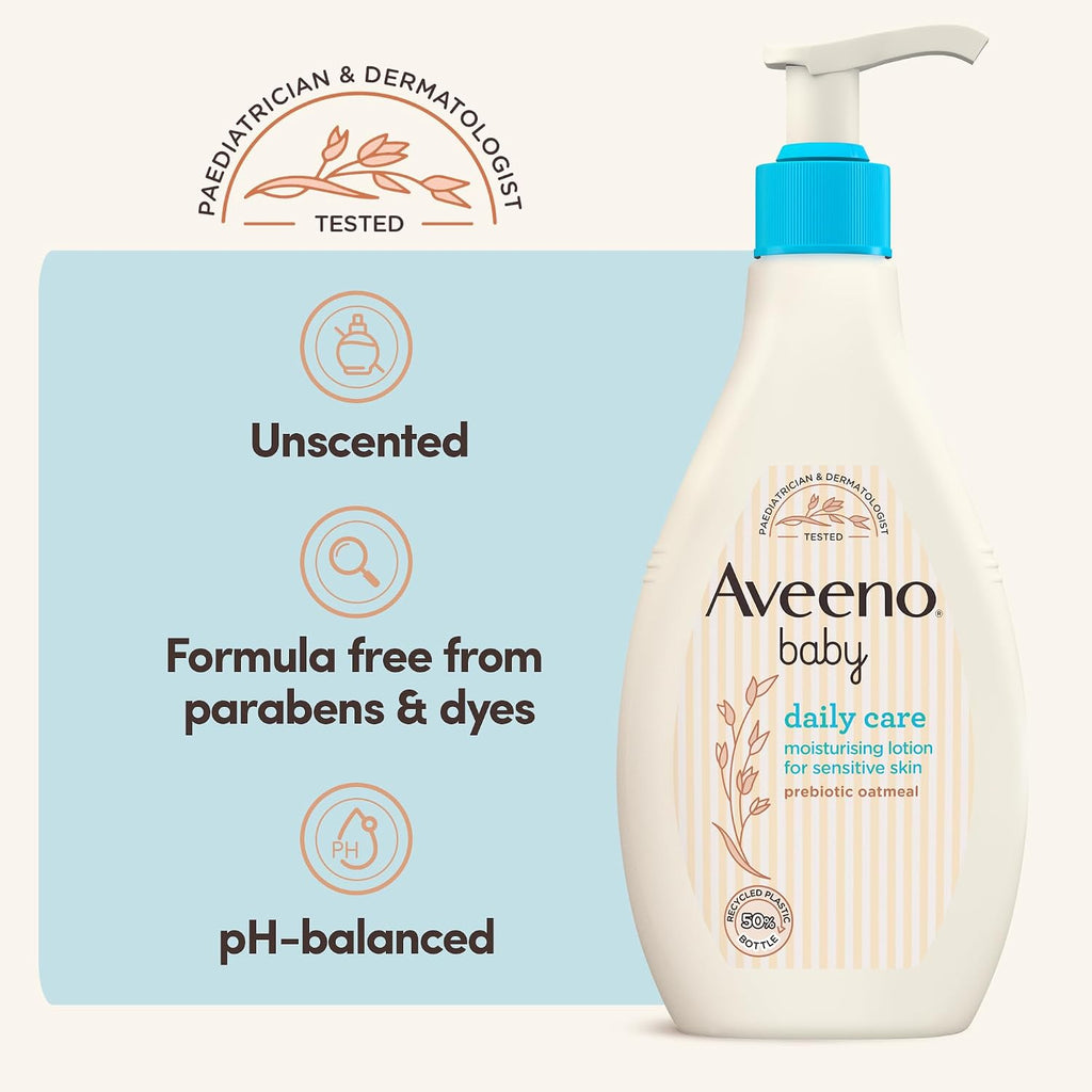 Aveeno Baby Daily Care Moisturising Lotion for Sensitive Skin (1 x 250ml)