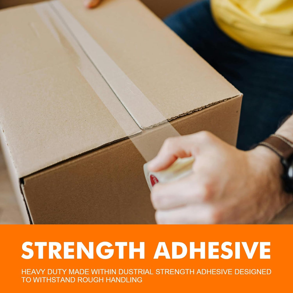 GRIFEMA GA4003-1 Parcel Tape 66m x 5cm Clear for Boxes & Moving