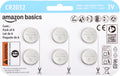 Amazon Basics 6-Pack CR2032 Lithium Coin Cell Battery, 3 Volt, Long Lasting Power, Mercury-Free