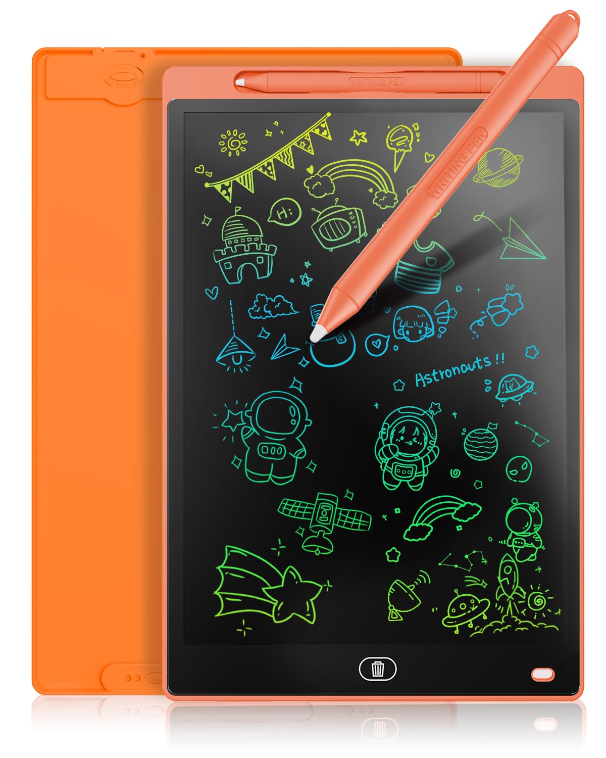 [2 Pack] Genialba LCD Writing Tablet 8.5-Inch Colorful Doodle Board, Toddler Learning Educational Toys Gifts for 3-8 Years Old Girls and Boys, Electronic Drawing Pad for Kids (Pink&Blue)