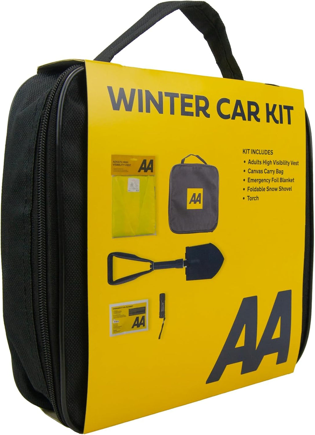 AA Winter Car Kit with Folding Snow Shovel