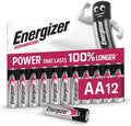 Energizer Advanced AA Batteries (12 Pack) up to 100% Longer Lasting