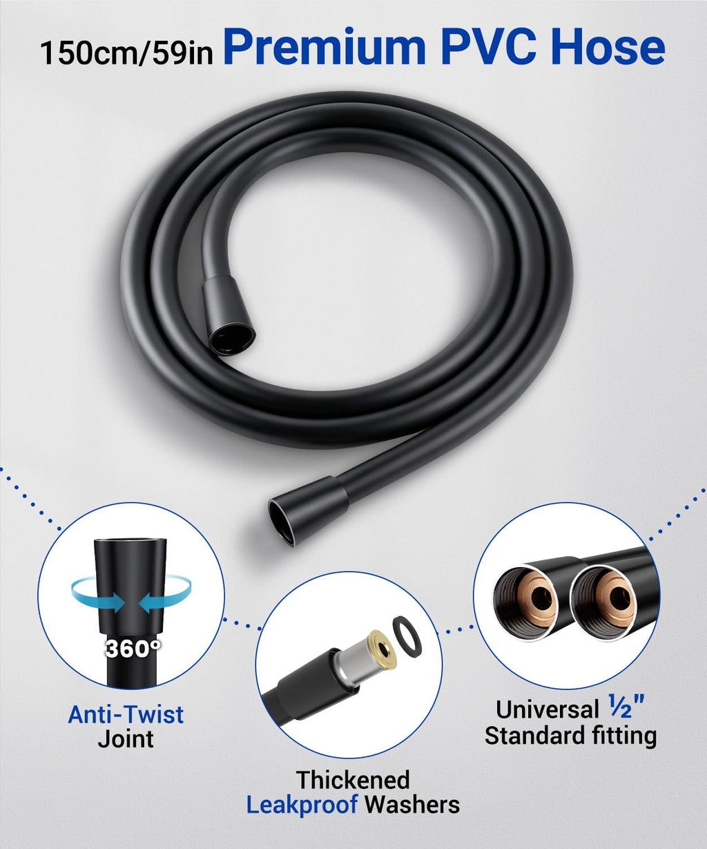 High Pressure Shower Head, Power Shower Head with 6 Modes