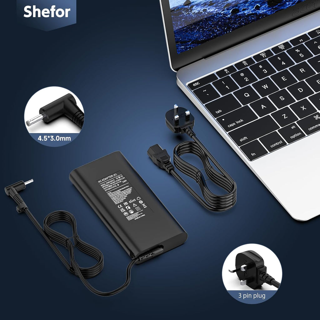 230W Laptop Charger Compatible With HP Omen OMEN Victus ZBook Fury Series