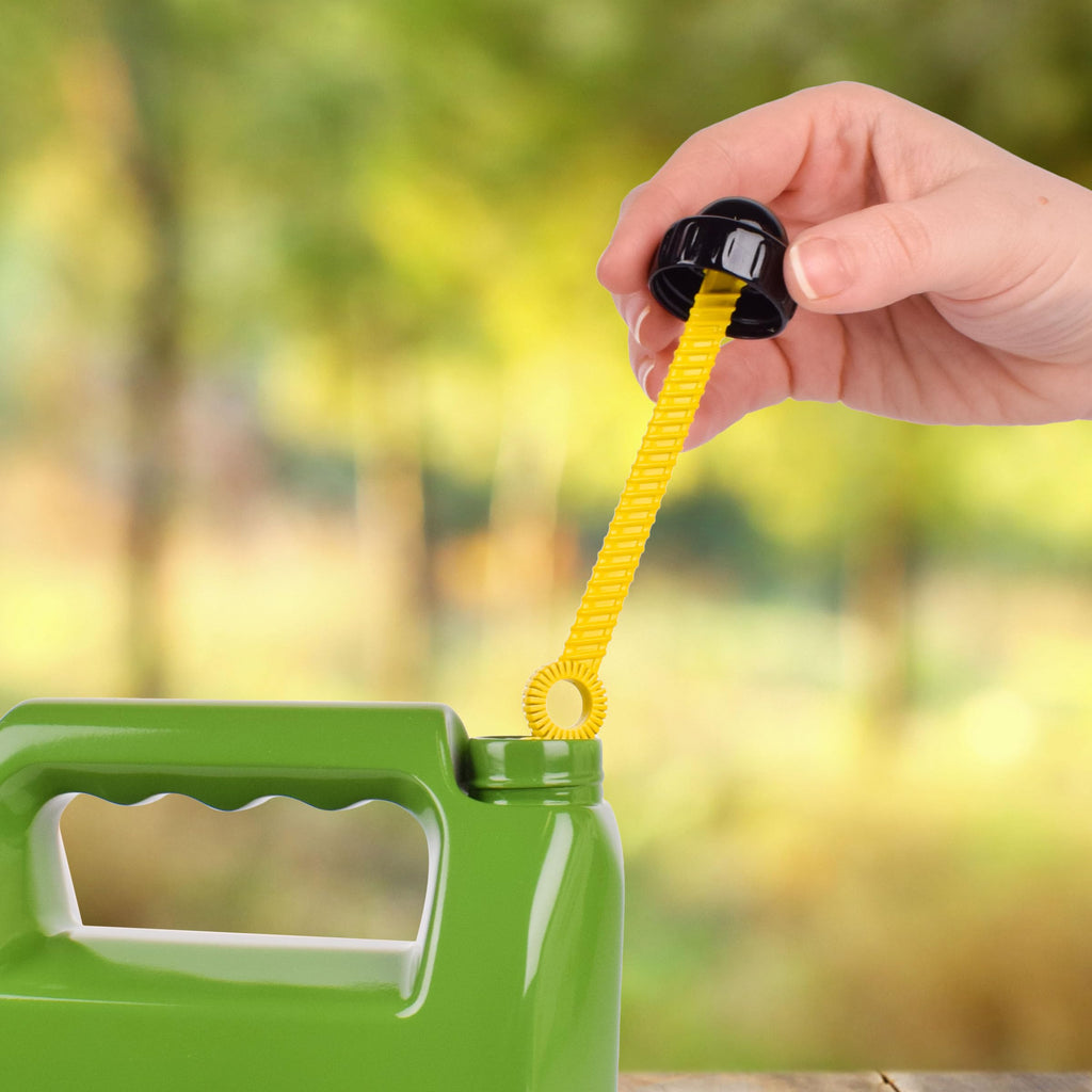 John Deere Bubble Lawn Mower for Toddlers, Bubble Blowing Machines, Indoor and Outdoor Gardening Toy, Birthday, Party Favor for Preschool Girls and Boys, No Batteries Required, 2+