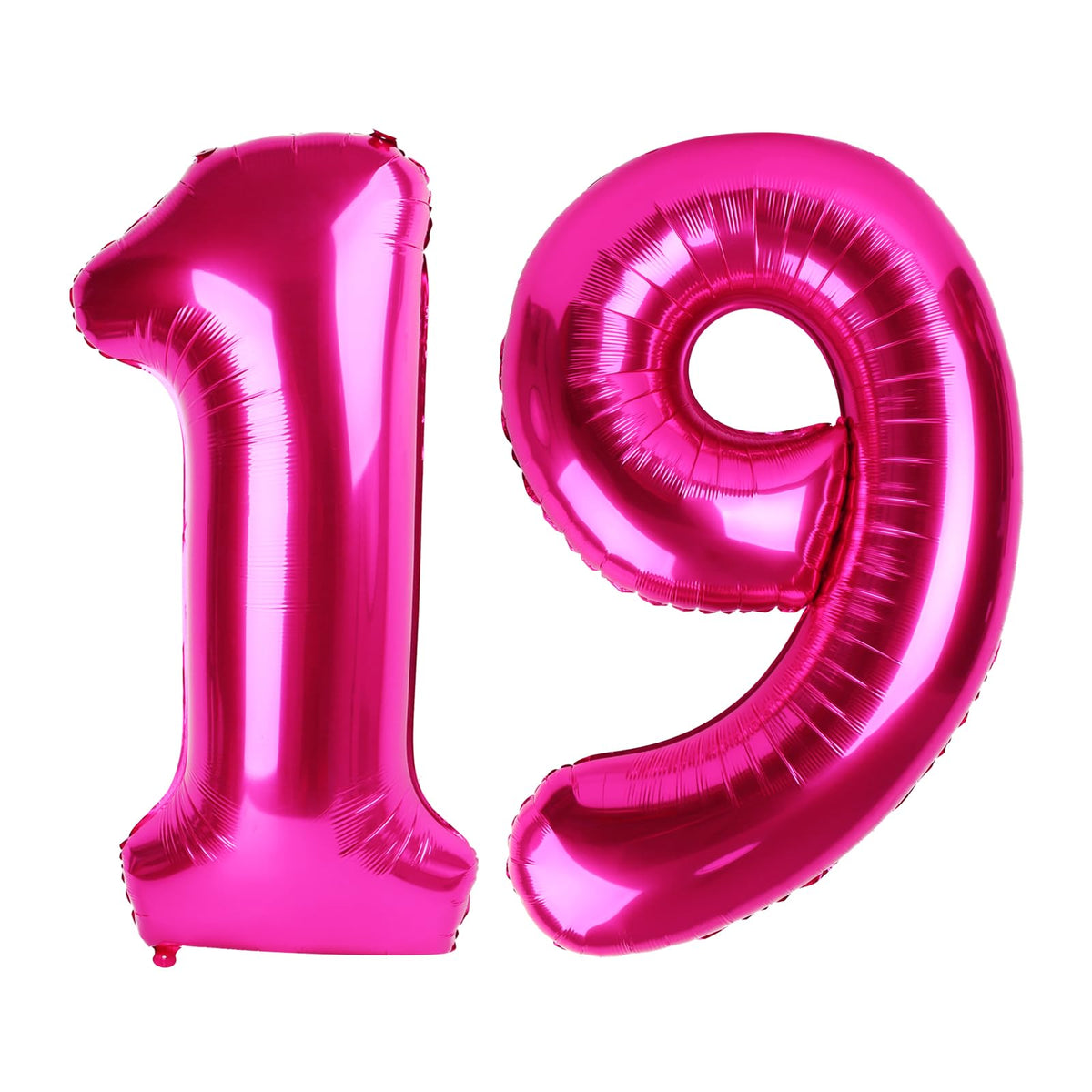 Laser Silver 6 Balloon - Number Balloon 40 Inch, 6th Hot Pink Decorations
