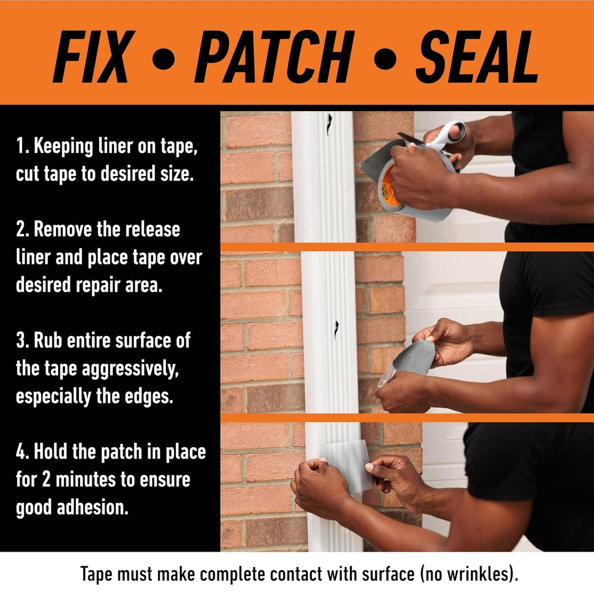 Gorilla Waterproof Patch & Seal Tape White 3m
