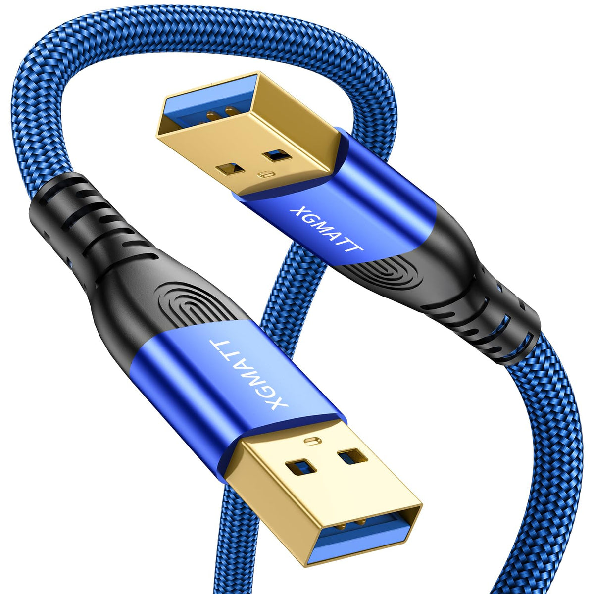 USB 3.0 Cable 2M,5Gbps High Speed Transfer USB Type A Male to Male Lead