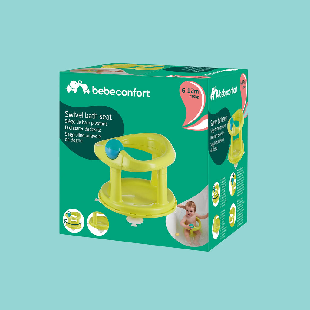Bebeconfort Swivel Baby Bath Seat, 0–10 kg, Beige