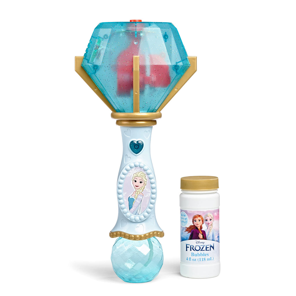 Little Kids Disney Mickey Mouse Light and Sound Musical Bubble Wand, Includes Bubble Solution, Multi (20511)