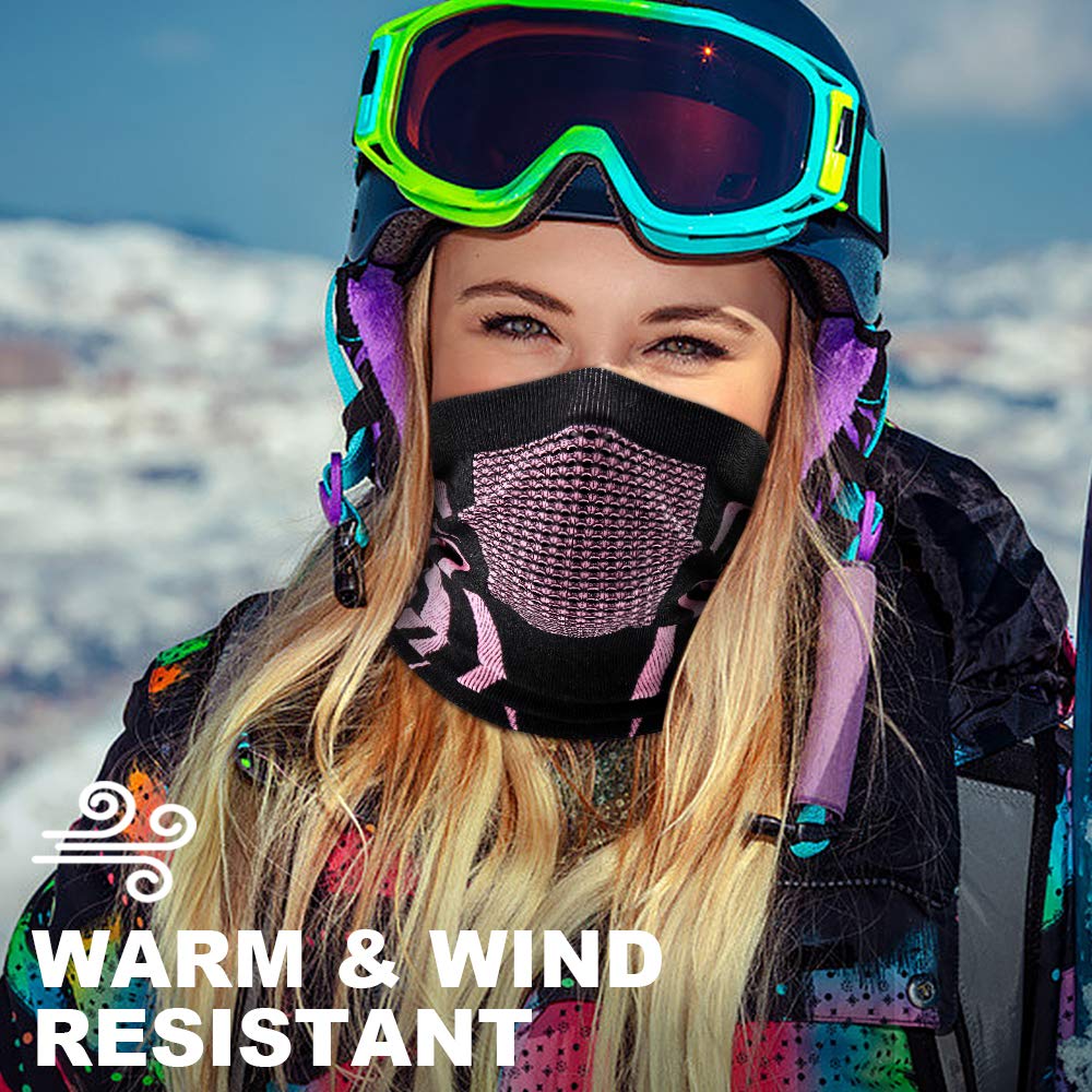 WTACTFUL Winter Neck Warmer Gaiter Windproof Face Mask Balaclava Bandana for Ski Snowboard
