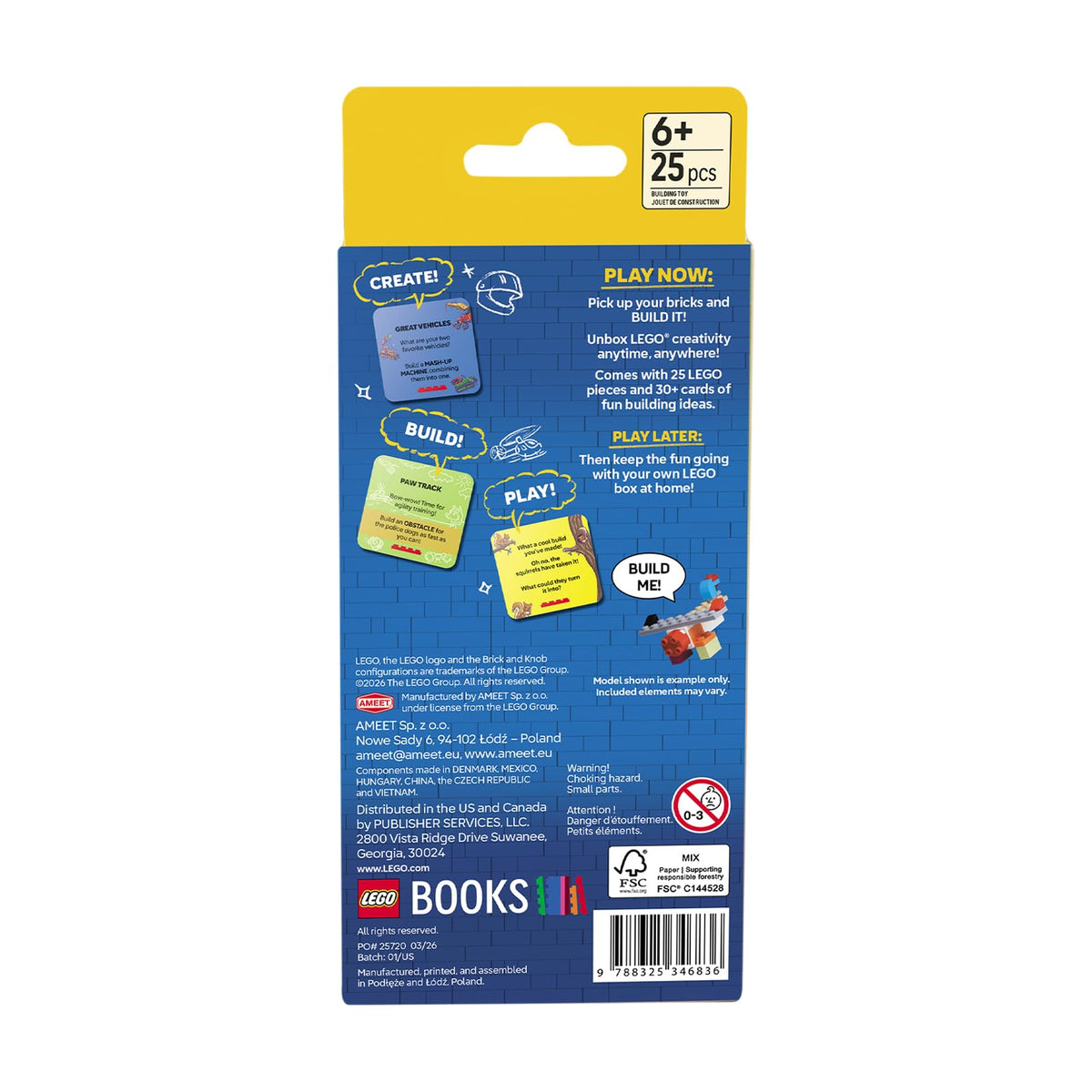 LEGO: Build IT! Cards and Bricks – Animals | Creative Building Ages 6+