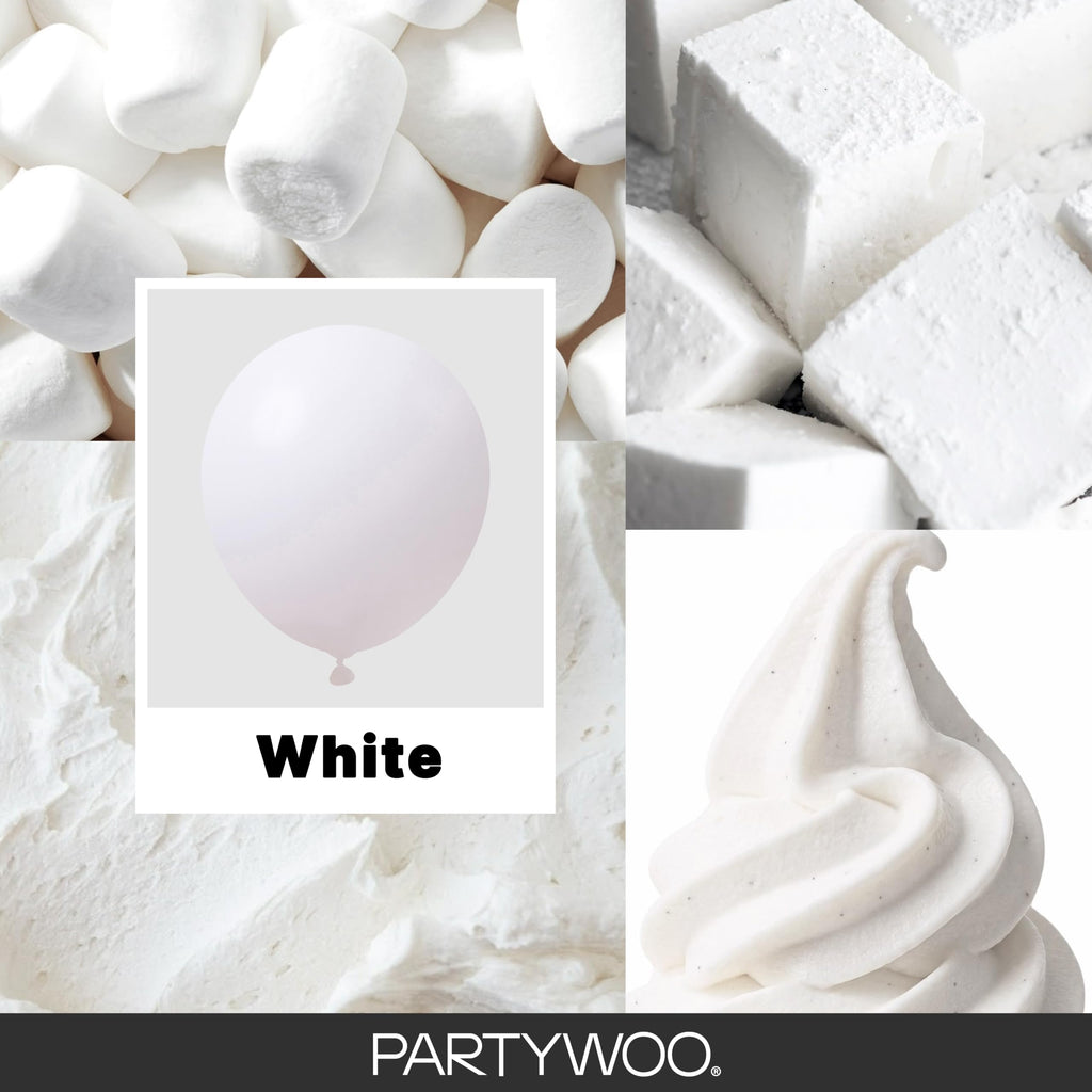 PartyWoo Light Blue Balloons 101pcs Baby Pastel Sky Aqua Blue Color 12 Inch