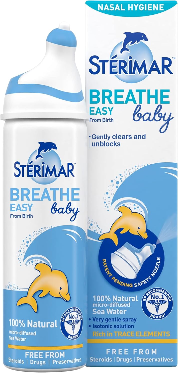 Sterimar Breathe Easy Baby Nasal Spray, Gentle Nasal Hygiene, 50ml