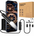 Endoscope Inspection Camera with Lights, 1920P HD Flexible Borescope Lens, 16.5ft Semi-Rigid Snake Cameras,IP67 Tube Sink Pipe Drain Overhaul, for Android, iPhone, iPad, Tools