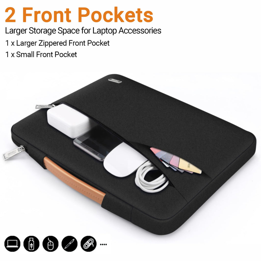 TECOOL 14 Inch Laptop Sleeve Protective Case Waterproof Computer Case
